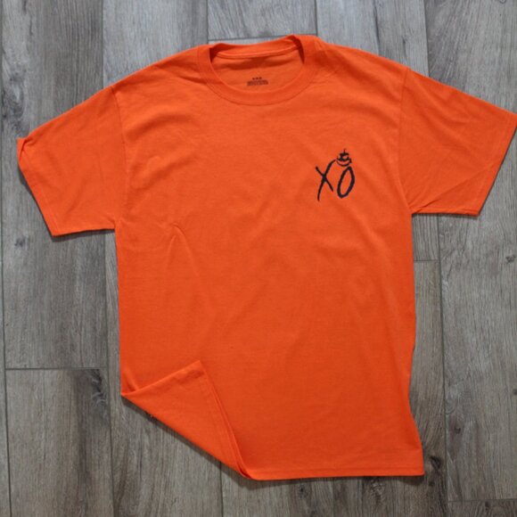The Weeknd XO HalloWeen Skull Orange T-Shirt Size M And Large - Picture 2 of 6